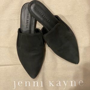 Jenni Kayne Black Oiled Leather Mule